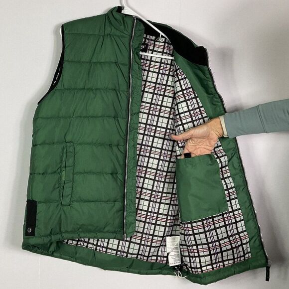 abacus Men's Golf Vest, size XXL, Pockets, Full Zip, 100% Polyester, Green - Picture 6 of 16